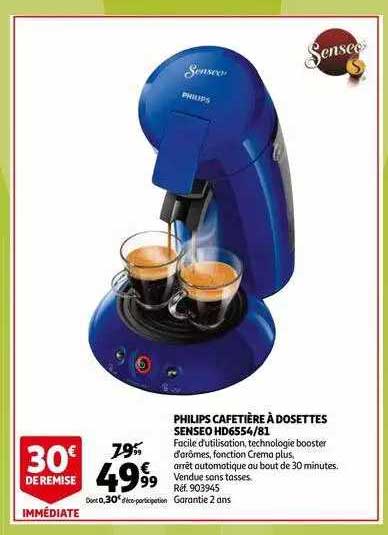 Philips Cafetière à Dosettes Senseo