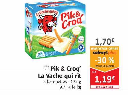 pik & croq' la vache qui rit
