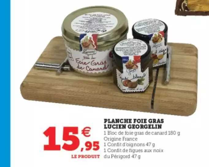 planche foie gras lucien georgelin