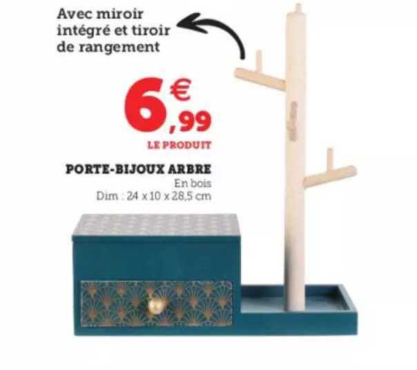 porte-bijoux arbre