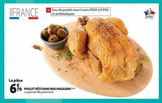 poulet rôti dans nos magasins