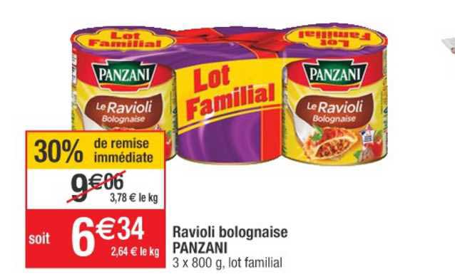 Ravioli Bolognaise Panzani