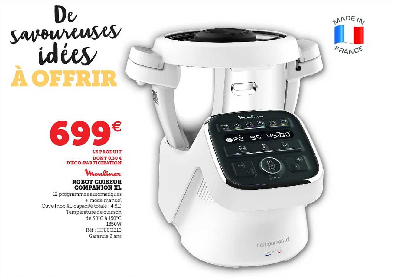 robot cuiseur companion xl moulinex