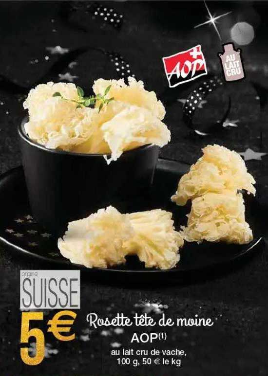 rosette tête de moine aop