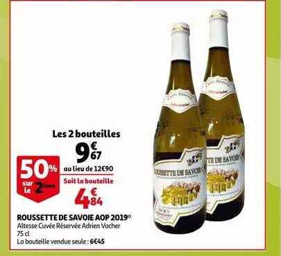 roussette de savoie aop 2019 altesse cuvée réservée adrien vacher
