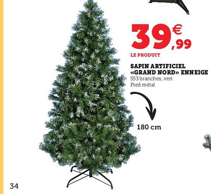 sapin artificiel «grand nord» énneigé