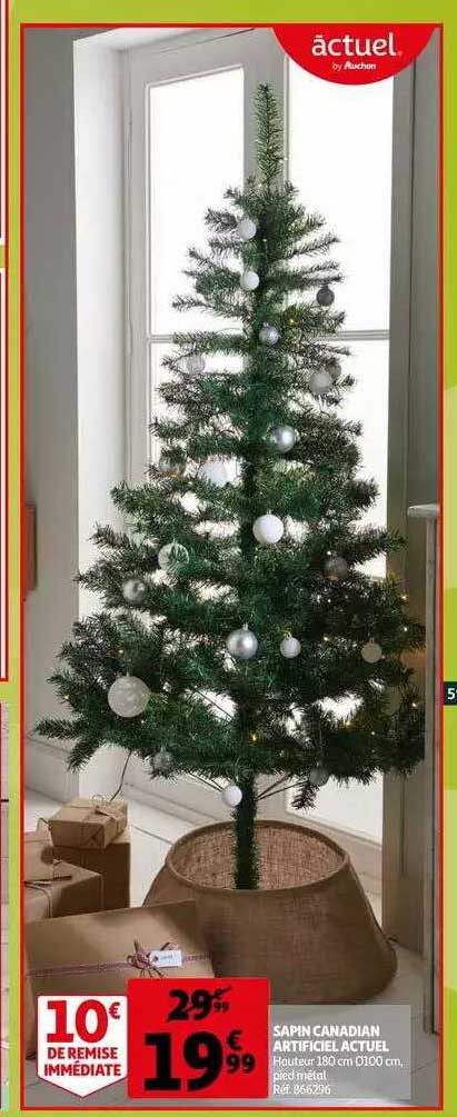 sapin canadian artificiel acturel