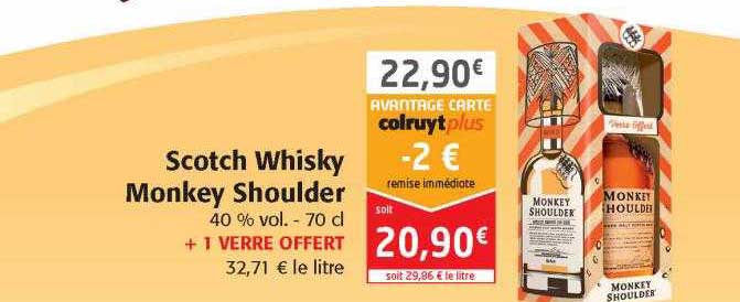 scotch whisky monkey shoulder