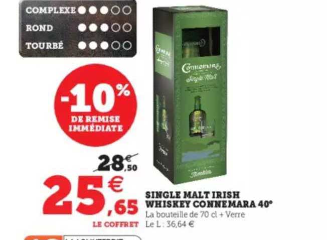 single malt irish whiskey connemara 40°