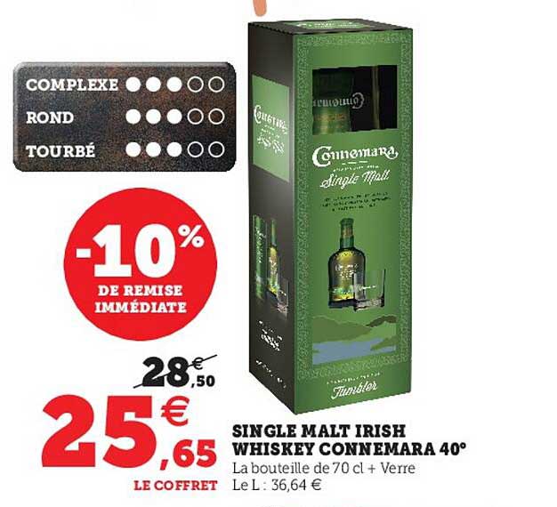 single malt irish whiskey connemara 40°