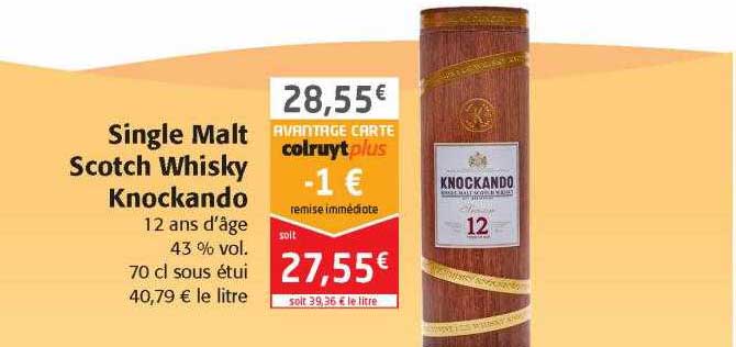 single malt scotch whisky knockando