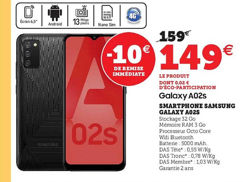 smartphone samsung galaxy a02s