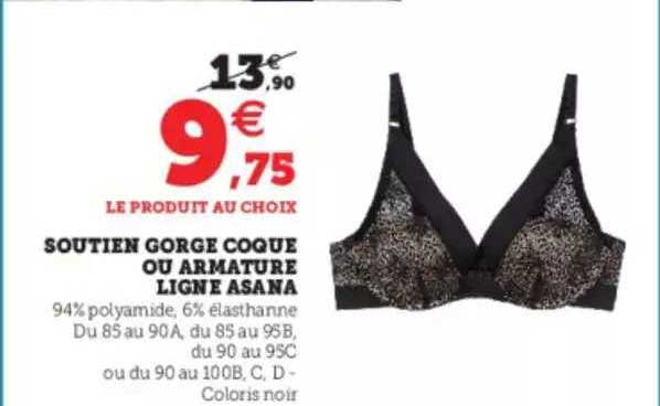 soutien gorge coque ou armature ligne asana