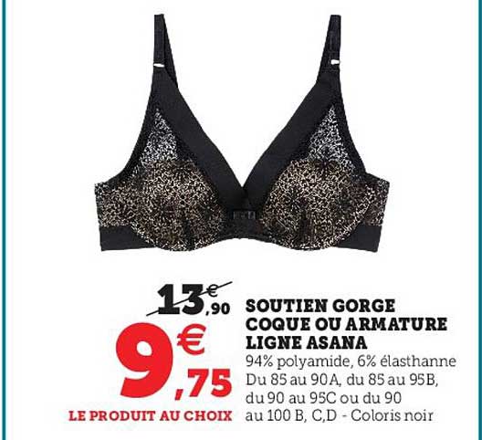 soutien gorge coque ou armature ligne asana