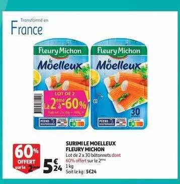 surimi le moelleux fleury michon