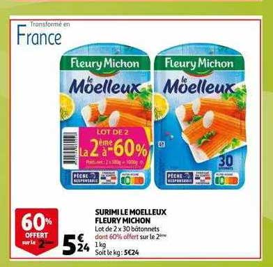 surimi moelleux fleury michon