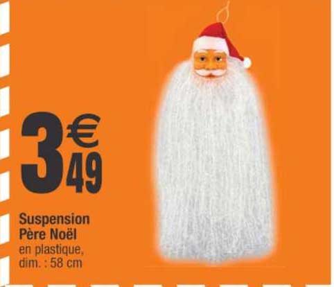 suspension père noël