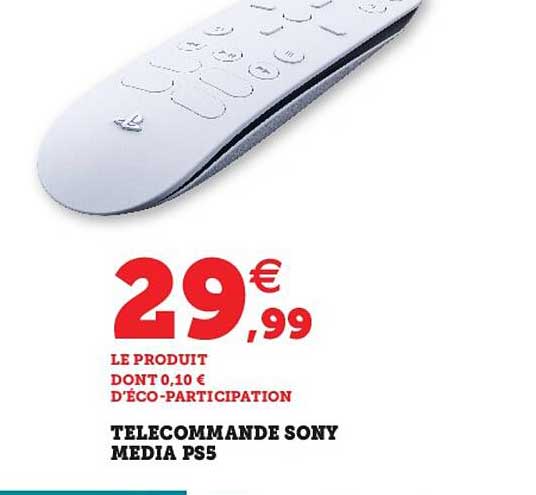 telecommande sony media ps5