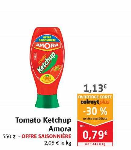 tomato ketchup amora