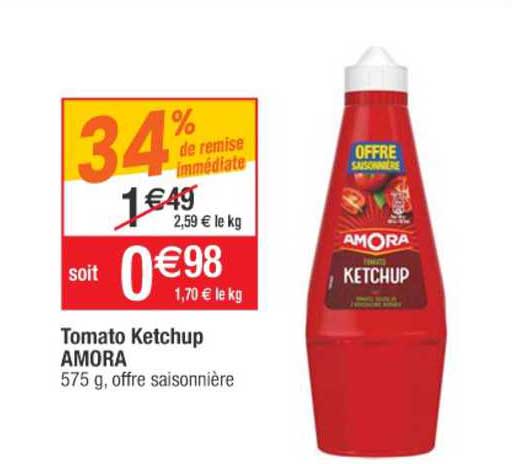 tomato ketchup amora