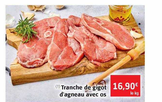 Tranche De Gigot D'agneau Avec Os