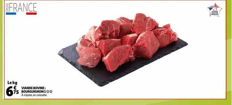 Viande Bovine : Bourguignon