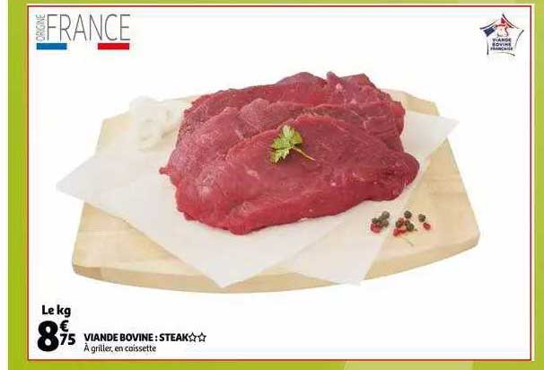 Viande Bovine : Steak