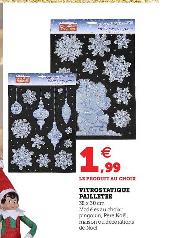 vitrostatique pailletée