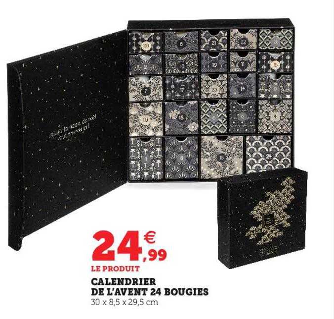 Calendrier De L'avent 24 Bougies
