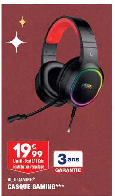 Casque Gaming Aldi Gaming