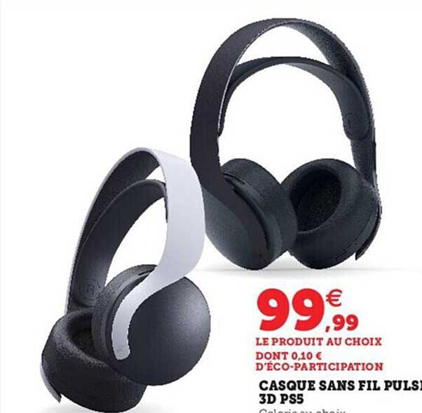 Casque Sans Fil Pulse 3d Ps5