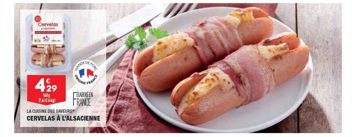 Cervelas à L'alsacienne La Cuisine Des Saveurs
