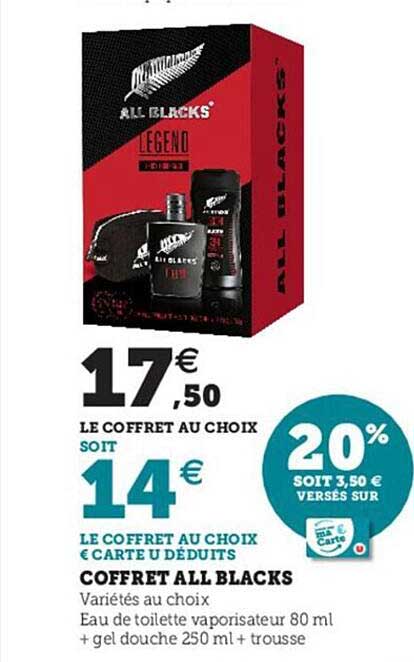 coffret all blacks