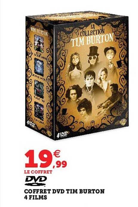 Coffret Dvd Tim Burton 4 Films