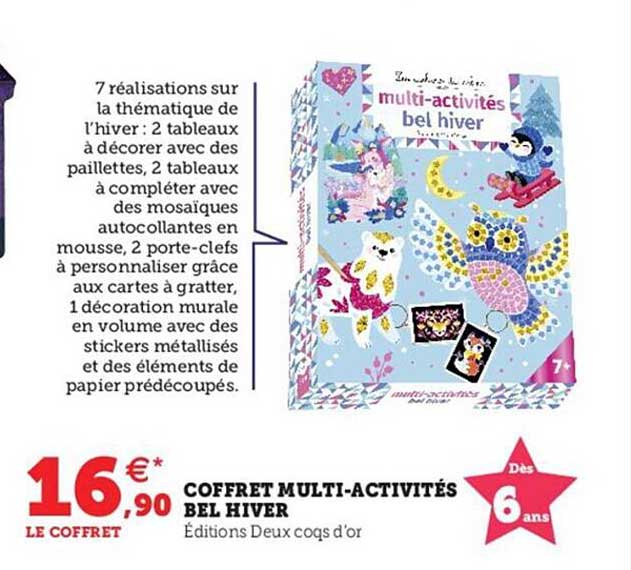 coffret multi-activités bel hiver