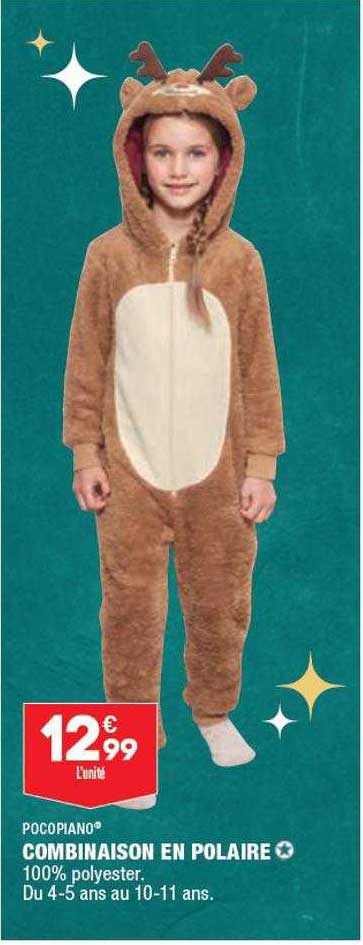Combinaison En Polaire Pocopiano