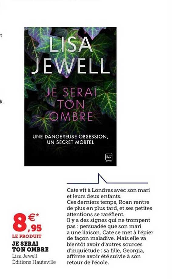 je serai ton ombre - lisa jewell