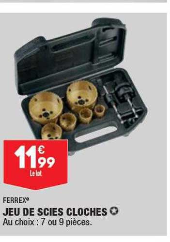 jeu de scies cloches ferrex