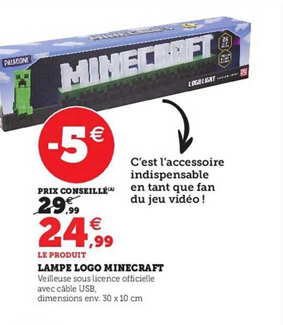 lampe logo minecraft