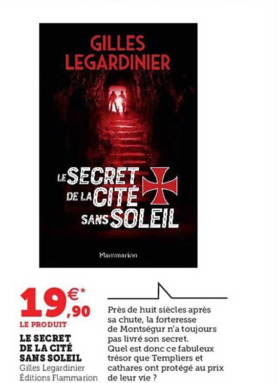 le secret de la cité sans soleil - gilles legardinier