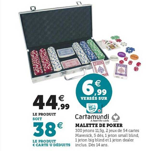 malette de poker cartamundi