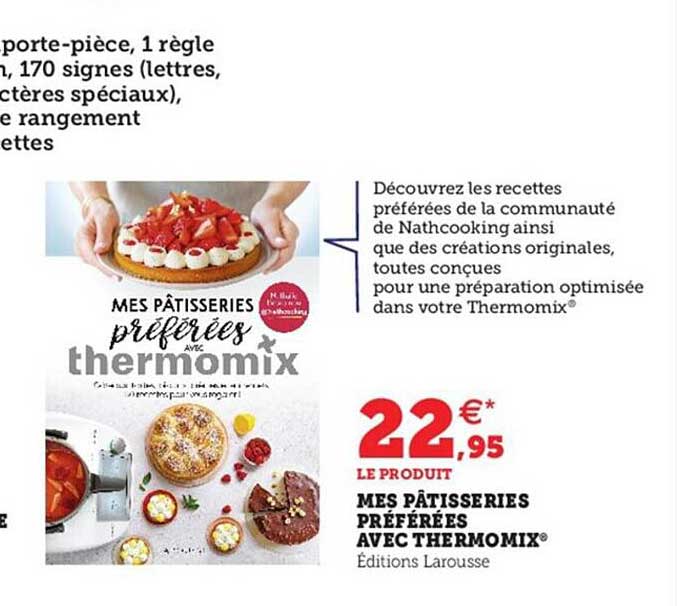 mes pâtisseries préférées avec thermomix