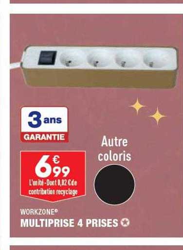 Multiprise 4 Prises Workzone
