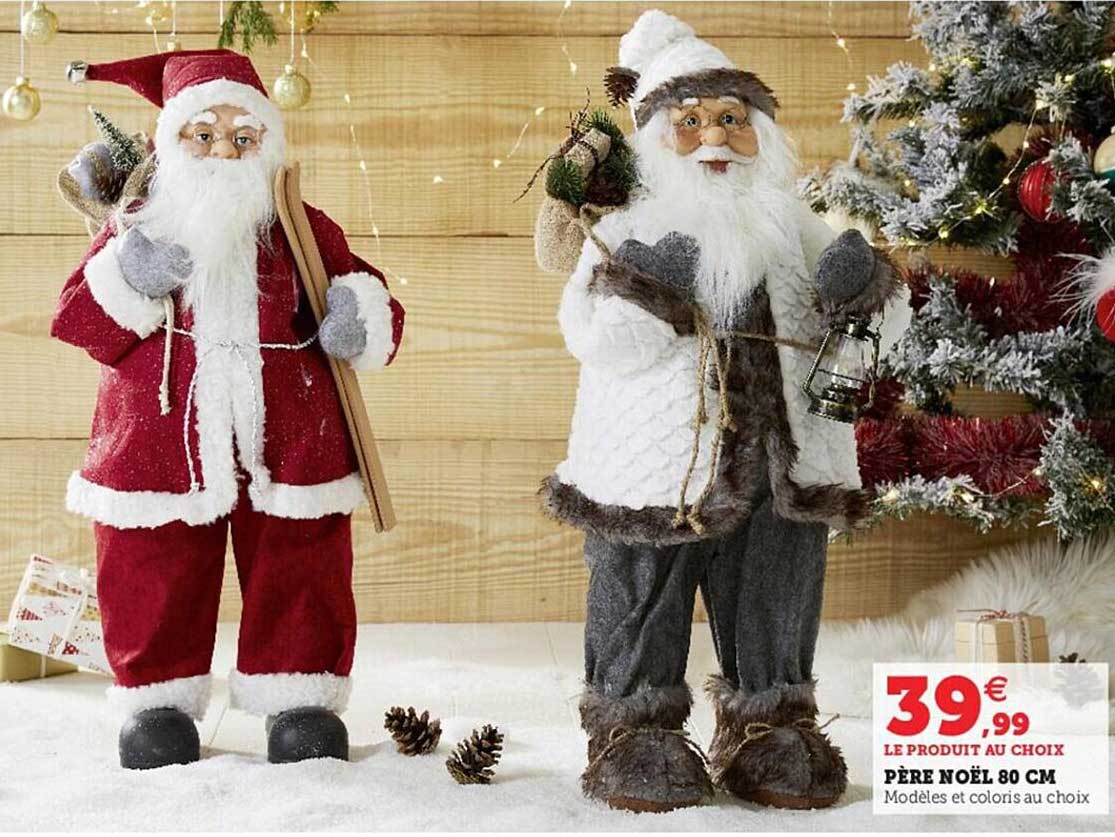 père noël 80 cm