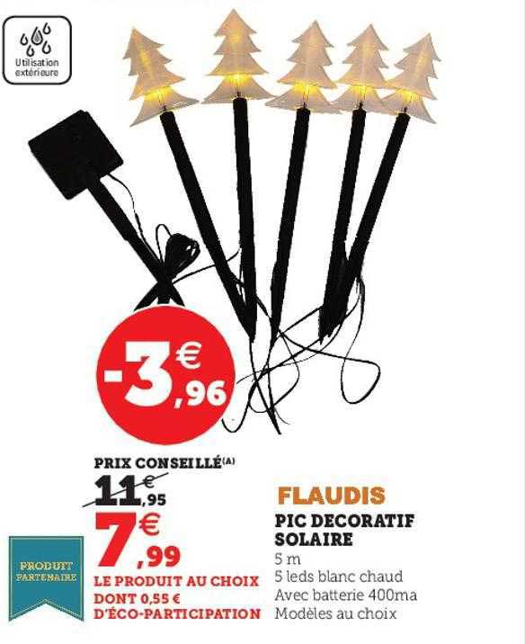 pic décoratif solaire flaudis