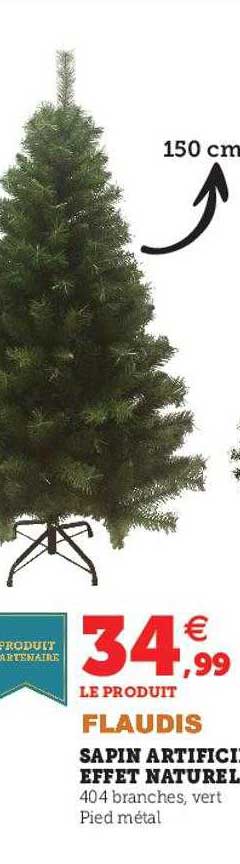 sapin artificiel effet naturel flaudis
