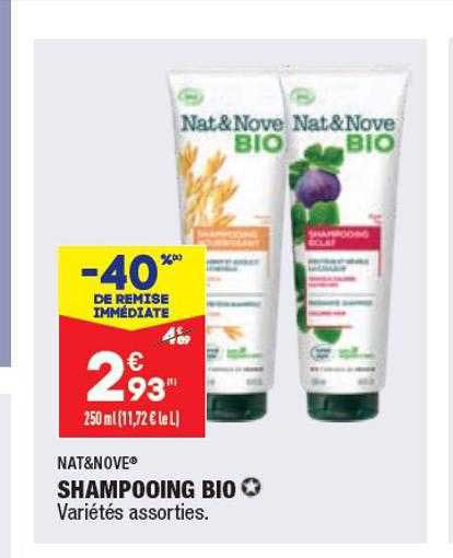 shampooing bio nat & nove