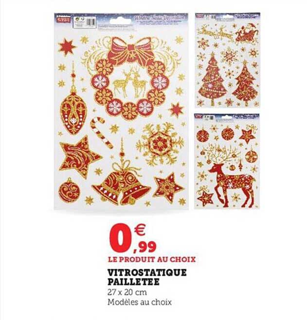 vitrostatique pailletée