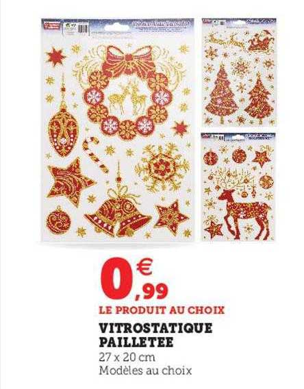 vitrostatique pailletée