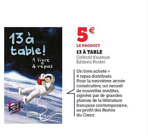 13 à table - collectif d'auteurs